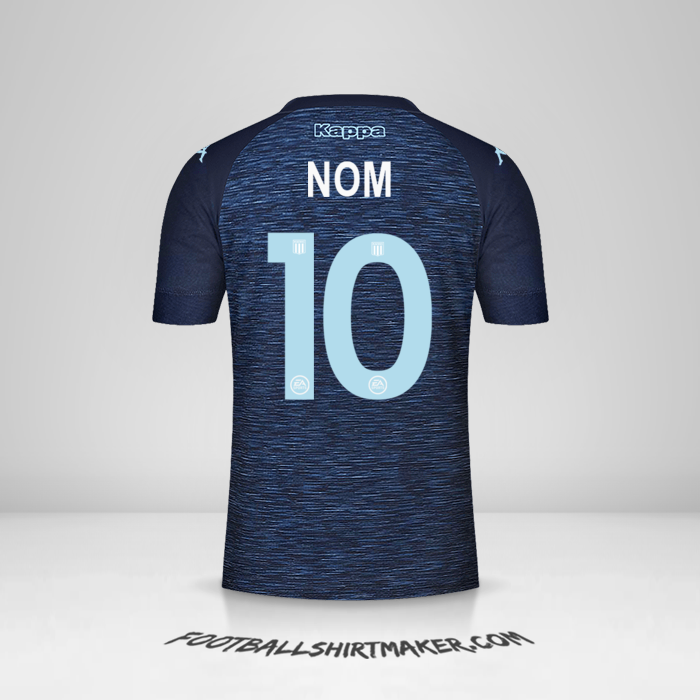 Maillot Racing Club 2021 Extérieur -  nom - 10