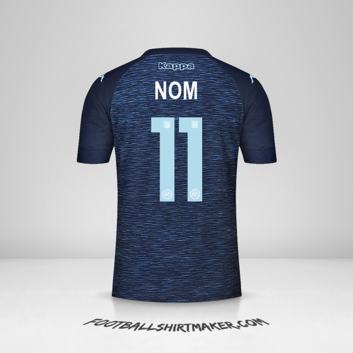 Maillot Racing Club 2021 Extérieur -  nom - 11