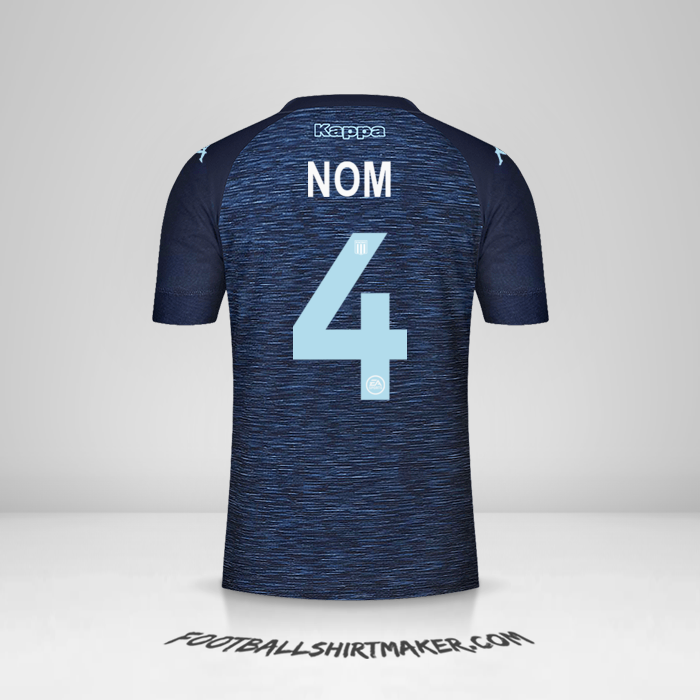 Maillot Racing Club 2021 Extérieur -  nom - 4
