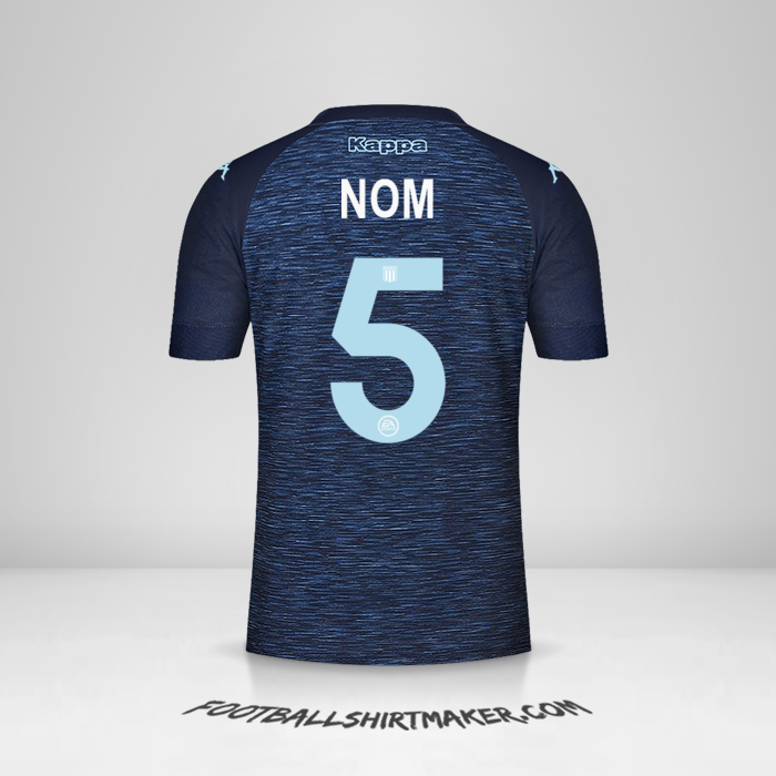 Maillot Racing Club 2021 Extérieur -  nom - 5