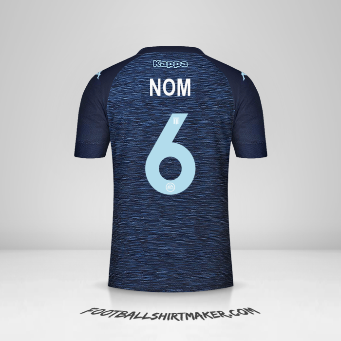 Maillot Racing Club 2021 Extérieur -  nom - 6