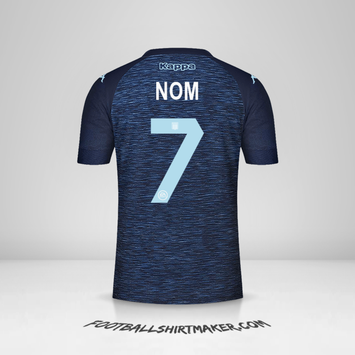 Maillot Racing Club 2021 Extérieur -  nom - 7