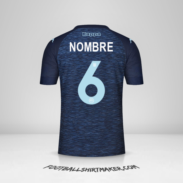 Camiseta Racing Club 2021 Visita -  nombre - 6