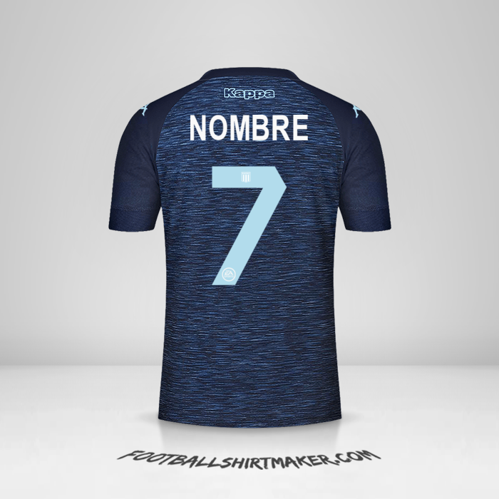 Camiseta Racing Club 2021 Visita -  nombre - 7