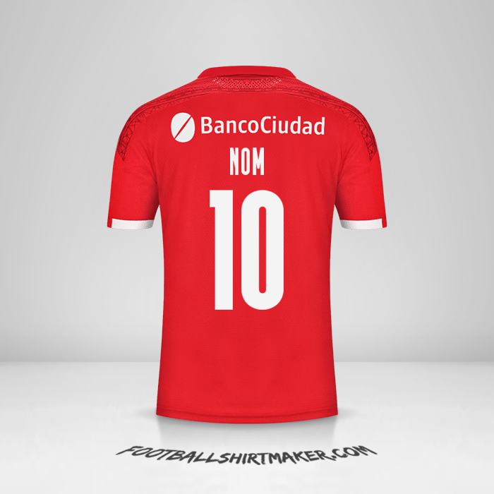 Maillot Independiente 2021 -  nom - 10