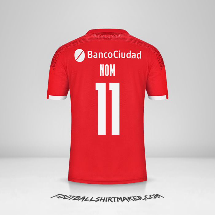 Maillot Independiente 2021 -  nom - 11