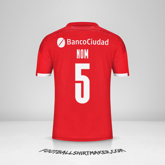 Maillot Independiente 2021 -  nom - 5