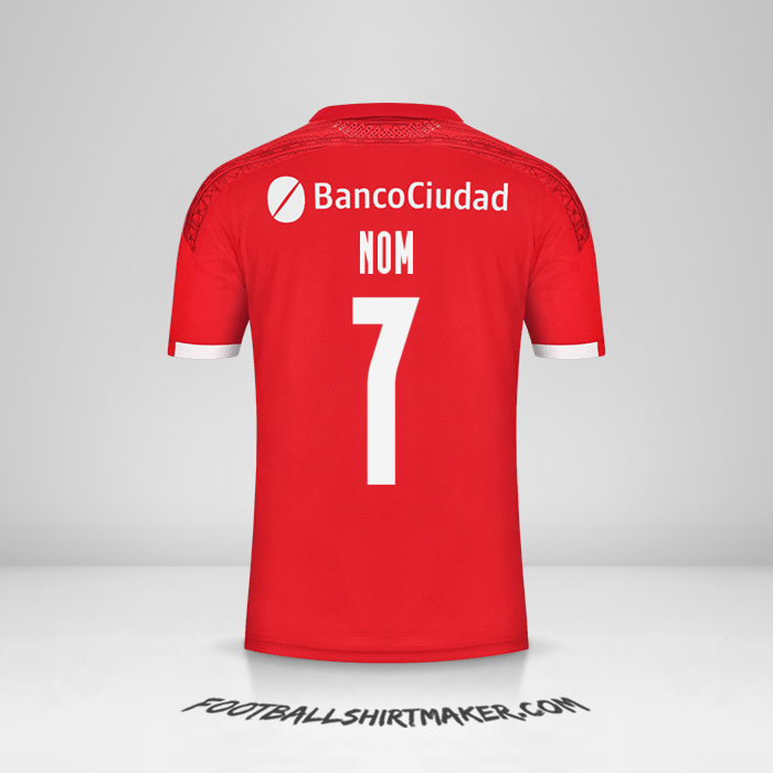 Maillot Independiente 2021 -  nom - 7