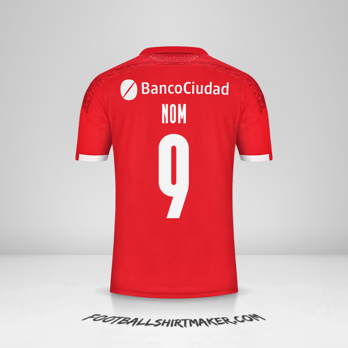 Maillot Independiente 2021 -  nom - 9