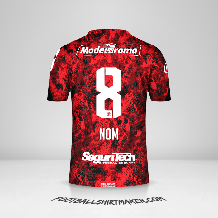 Maillot Toluca FC 2021 -  nom - 8