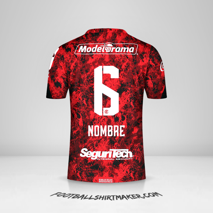 Jersey Toluca FC 2021 -  nombre - 6