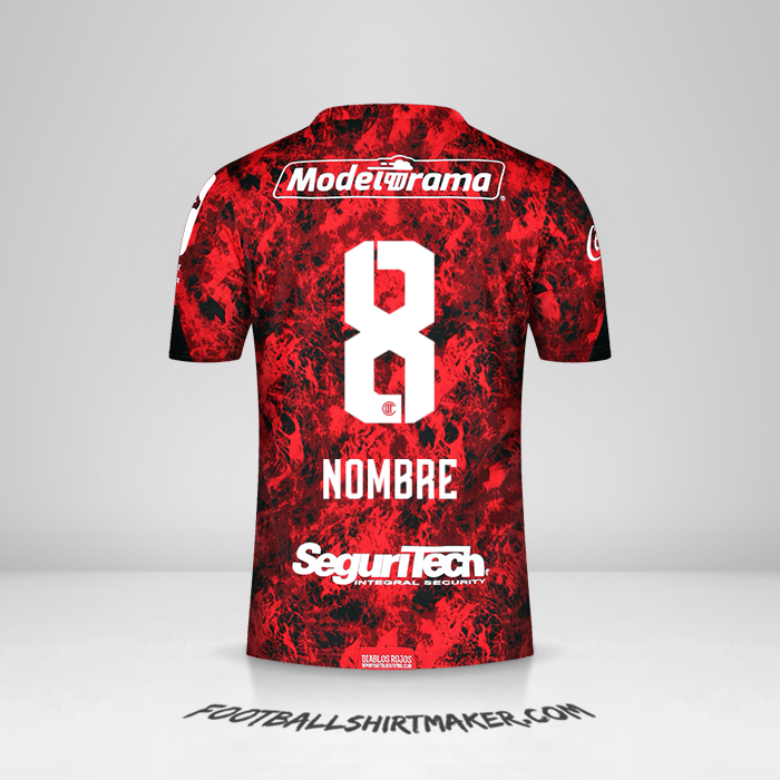 Camiseta Toluca FC 2021 -  nombre - 8