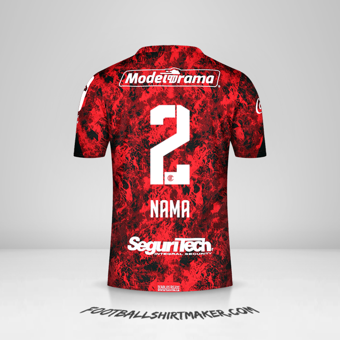 Jersey Toluca FC 2021 -  nama - 2