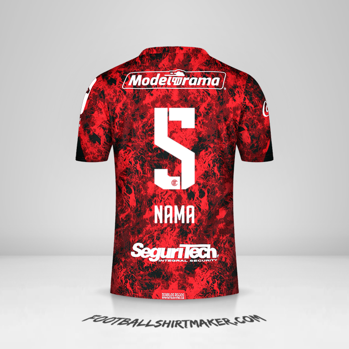 Jersey Toluca FC 2021 -  nama - 5