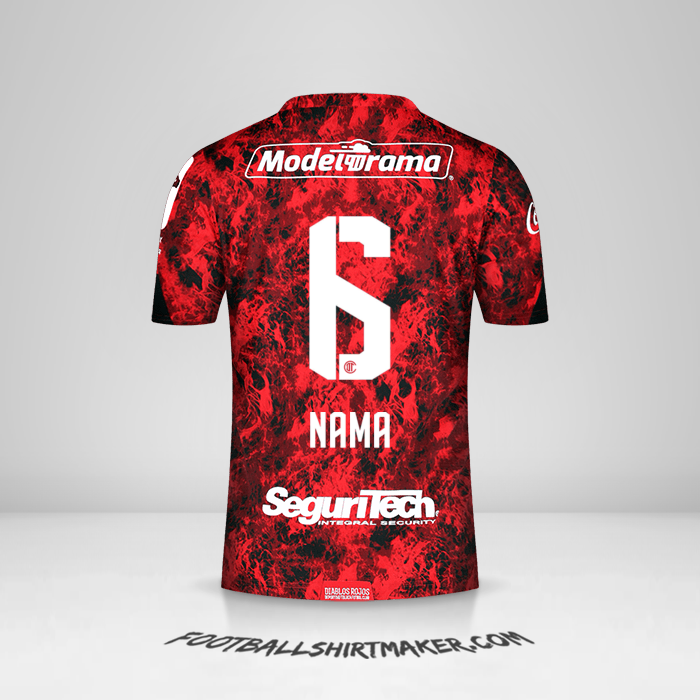 Jersey Toluca FC 2021 -  nama - 6