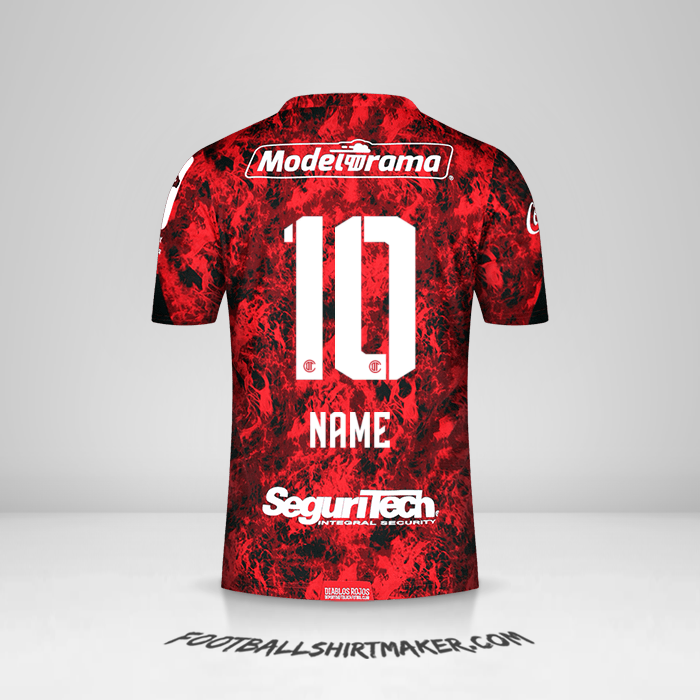 Jersey Toluca FC 2021 -  name - 10