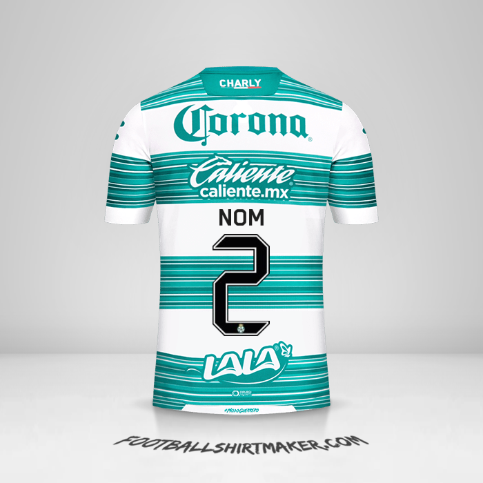 Maillot Santos Laguna 2020/21 -  nom - 2