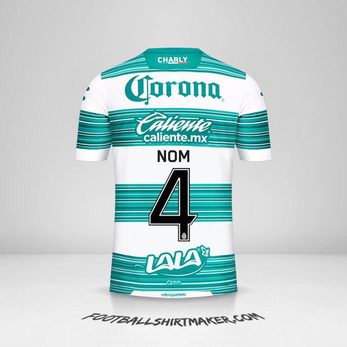 Maillot Santos Laguna 2020/21 -  nom - 4