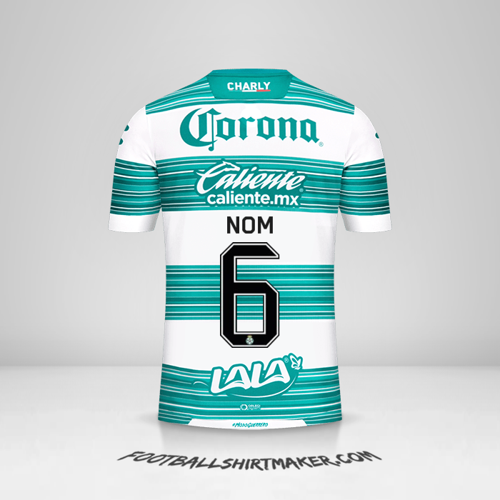 Maillot Santos Laguna 2020/21 -  nom - 6