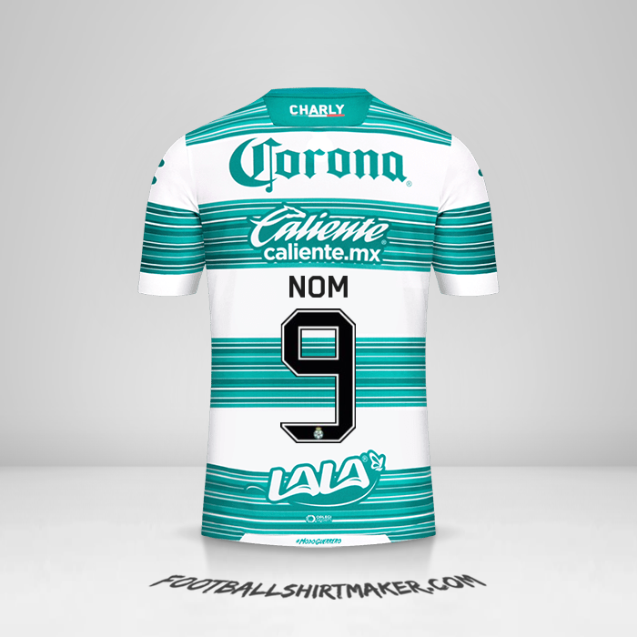 Maillot Santos Laguna 2020/21 -  nom - 9
