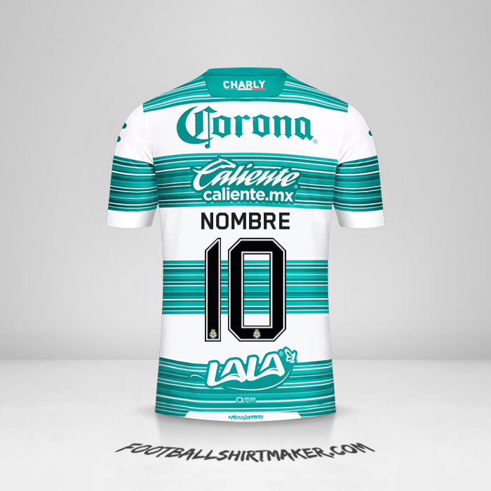 Jersey Santos Laguna 2020/21 -  nombre - 10