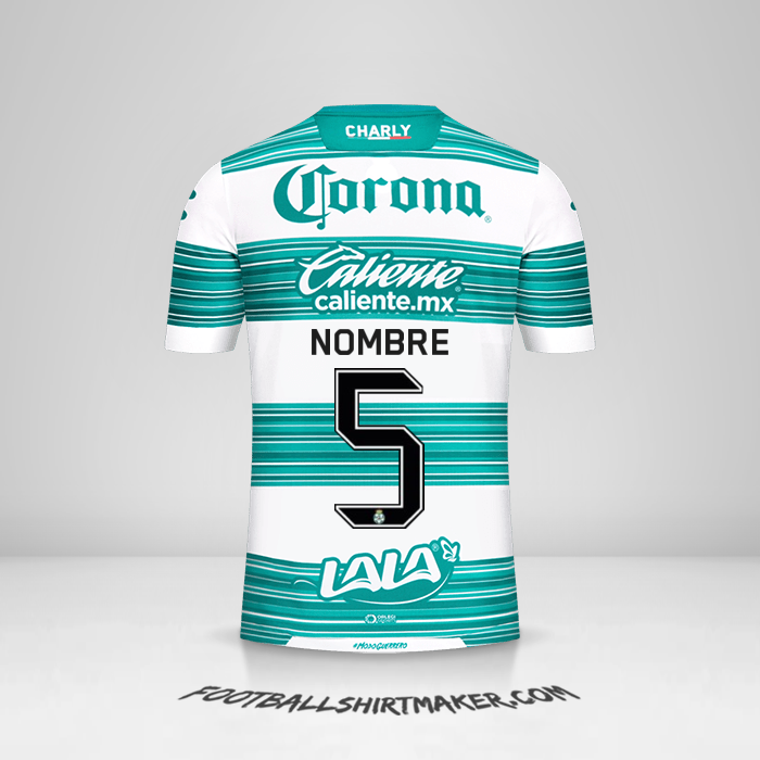 Jersey Santos Laguna 2020/21 -  nombre - 5