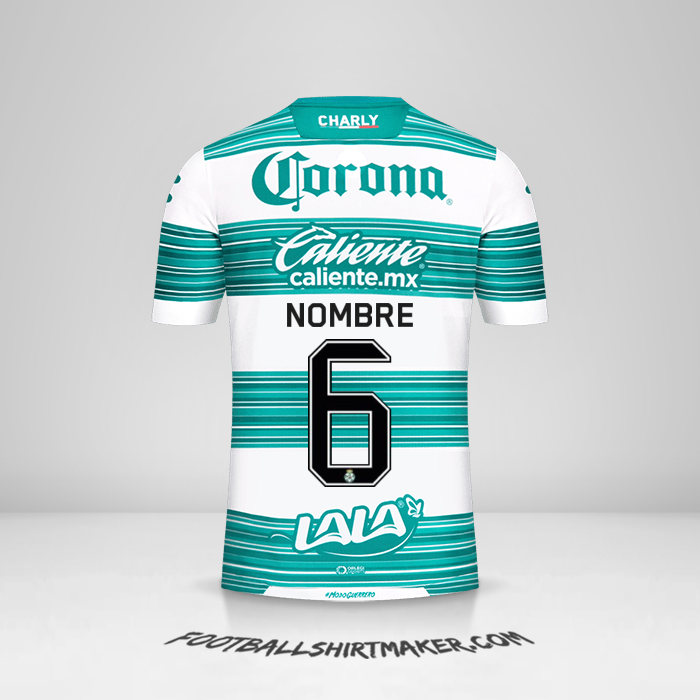 Jersey Santos Laguna 2020/21 -  nombre - 6