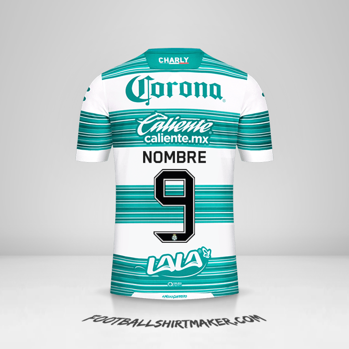 Jersey Santos Laguna 2020/21 -  nombre - 9