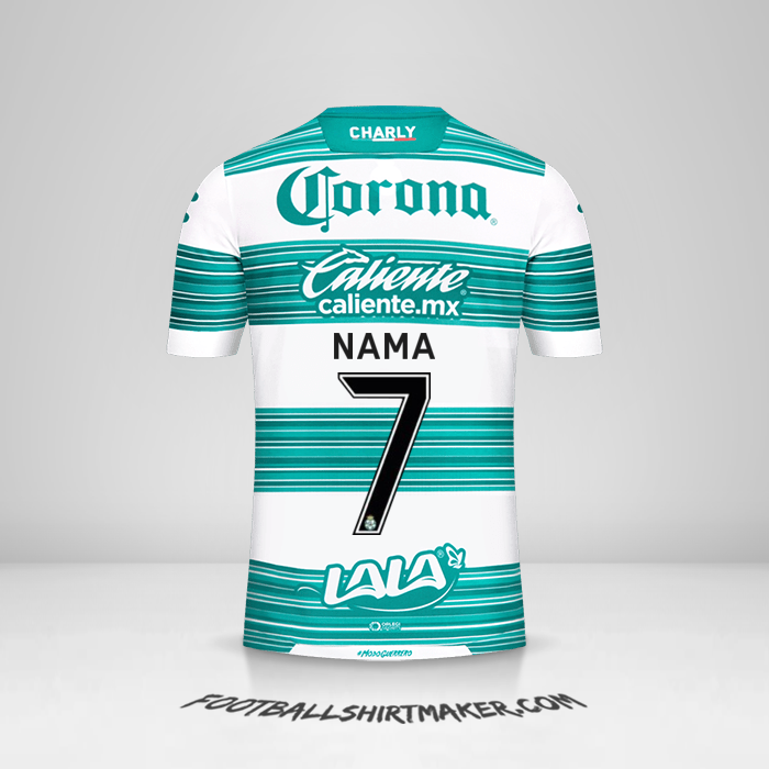 Jersey Santos Laguna 2020/21 -  nama - 7
