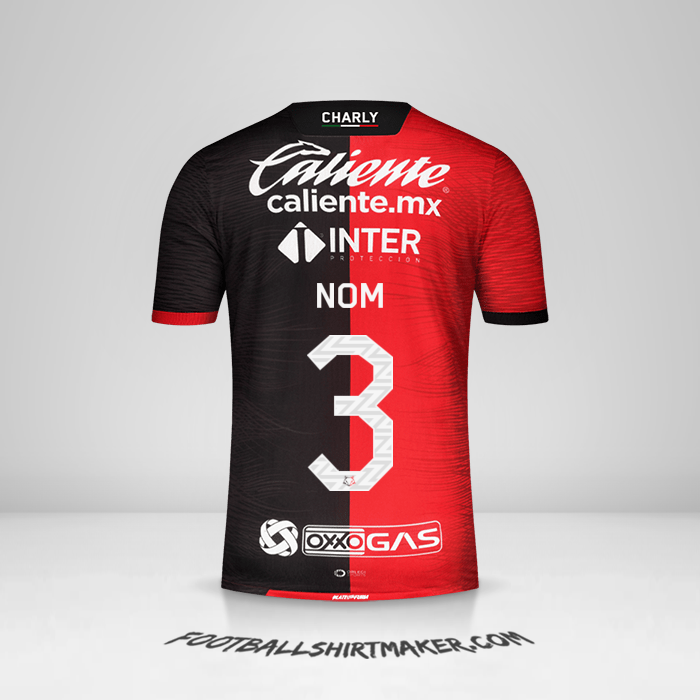 Maillot Atlas 2020/21 -  nom - 3