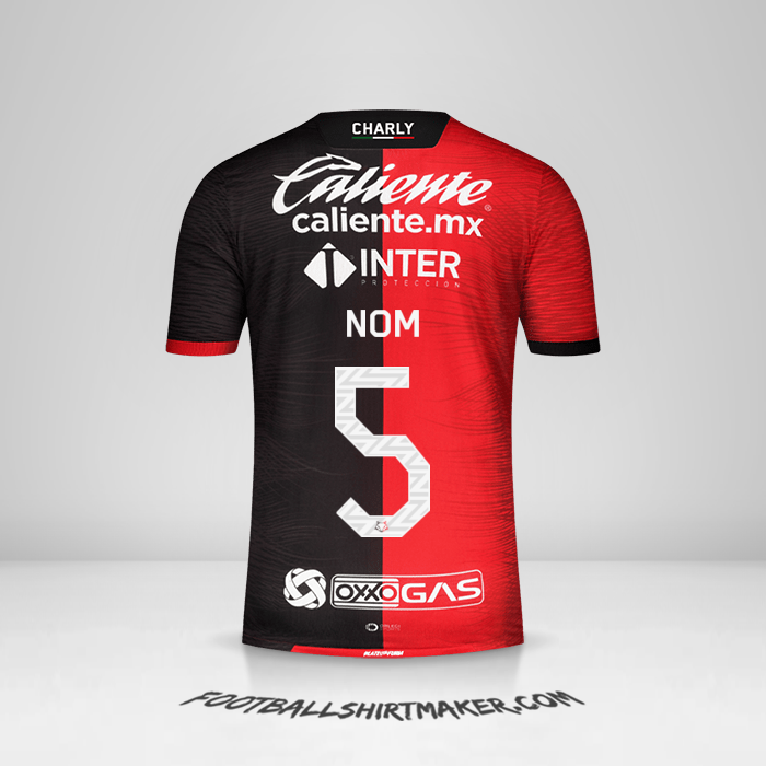 Maillot Atlas 2020/21 -  nom - 5