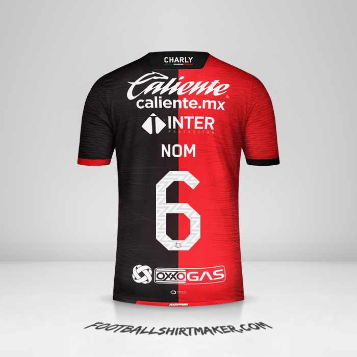 Maillot Atlas 2020/21 -  nom - 6