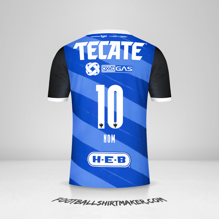 Maillot Monterrey 2020/21 Extérieur -  nom - 10