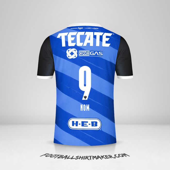 Maillot Monterrey 2020/21 Extérieur -  nom - 9