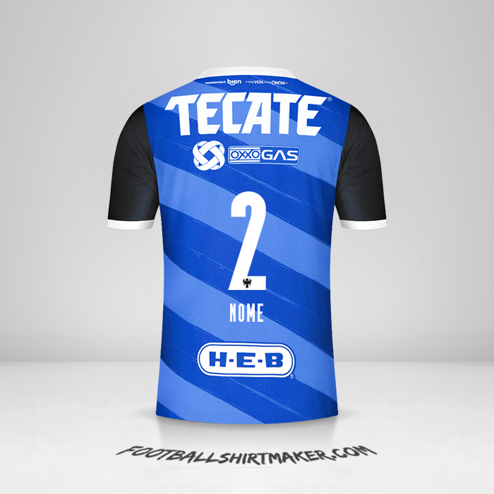 Maglia Monterrey 2020/21 Seconda -  nome - 2