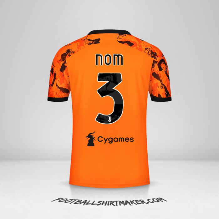 Maillot Juventus FC 2020/21 Troisième -  nom - 3
