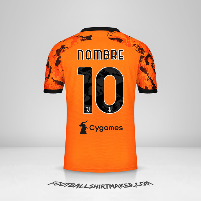 Jersey Juventus FC 2020/21 Tercera -  nombre - 10