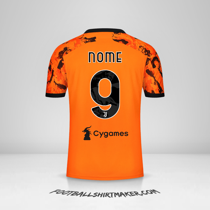 Camisola Juventus FC 2020/21 Terceira -  nome - 9