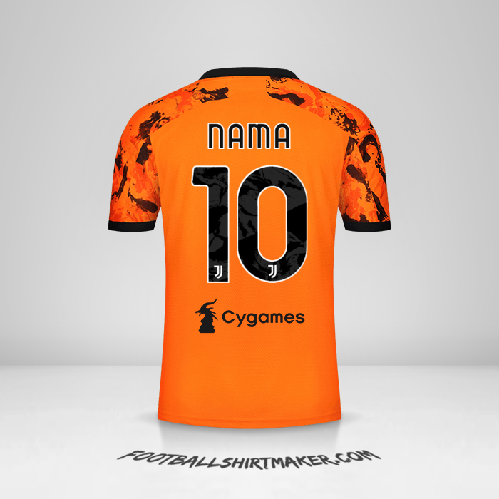 Jersey Juventus FC 2020/21 Ketiga -  nama - 10