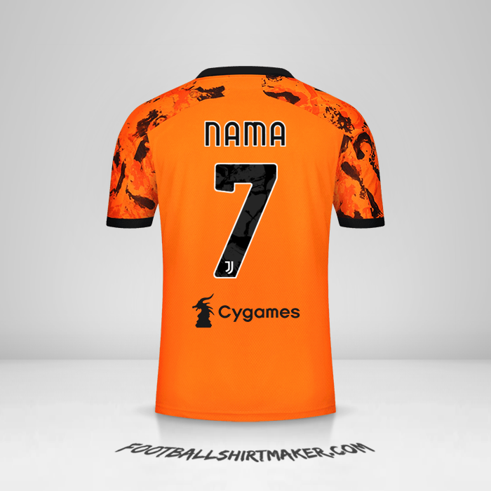 Jersey Juventus FC 2020/21 Ketiga -  nama - 7