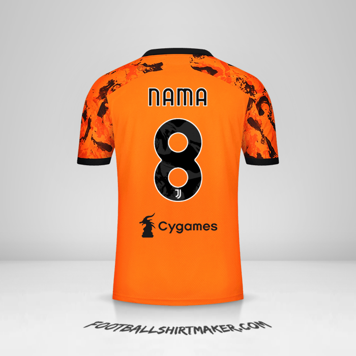 Jersey Juventus FC 2020/21 Ketiga -  nama - 8