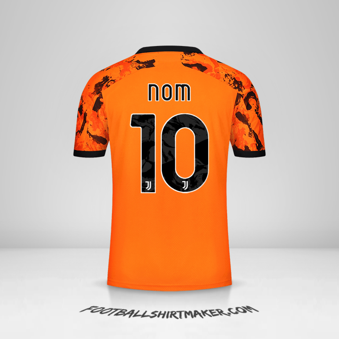 Maillot Juventus FC Cup 2020/21 Troisième -  nom - 10