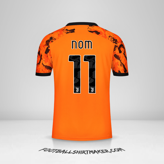 Maillot Juventus FC Cup 2020/21 Troisième -  nom - 11
