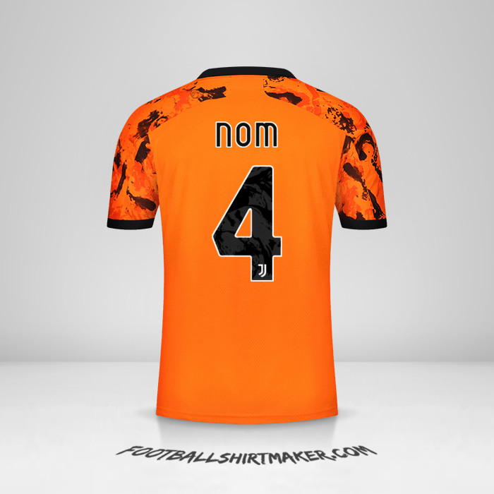 Maillot Juventus FC Cup 2020/21 Troisième -  nom - 4