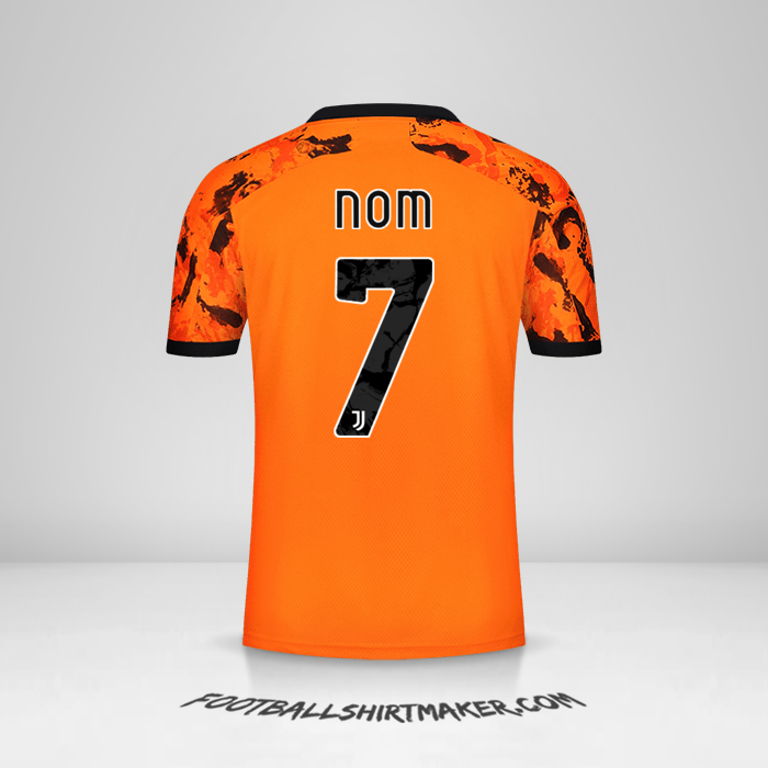 Maillot Juventus FC Cup 2020/21 Troisième -  nom - 7