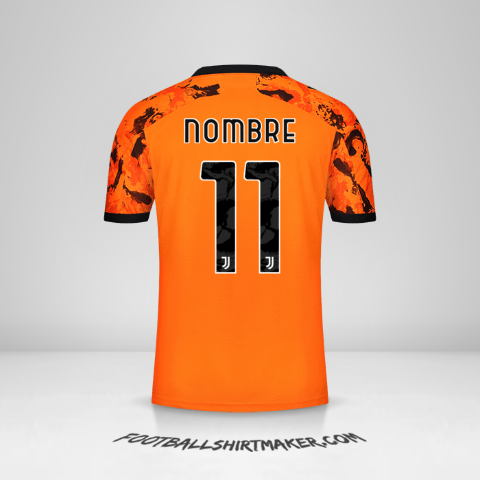 Camiseta Juventus FC Cup 2020/21 Tercera -  nombre - 11