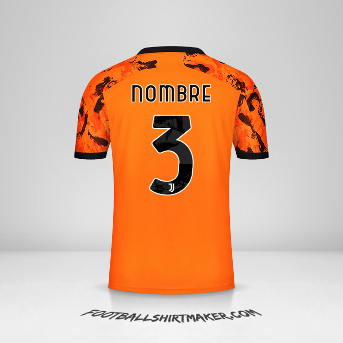 Camiseta Juventus FC Cup 2020/21 Tercera -  nombre - 3