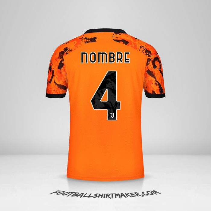 Camiseta Juventus FC Cup 2020/21 Tercera -  nombre - 4