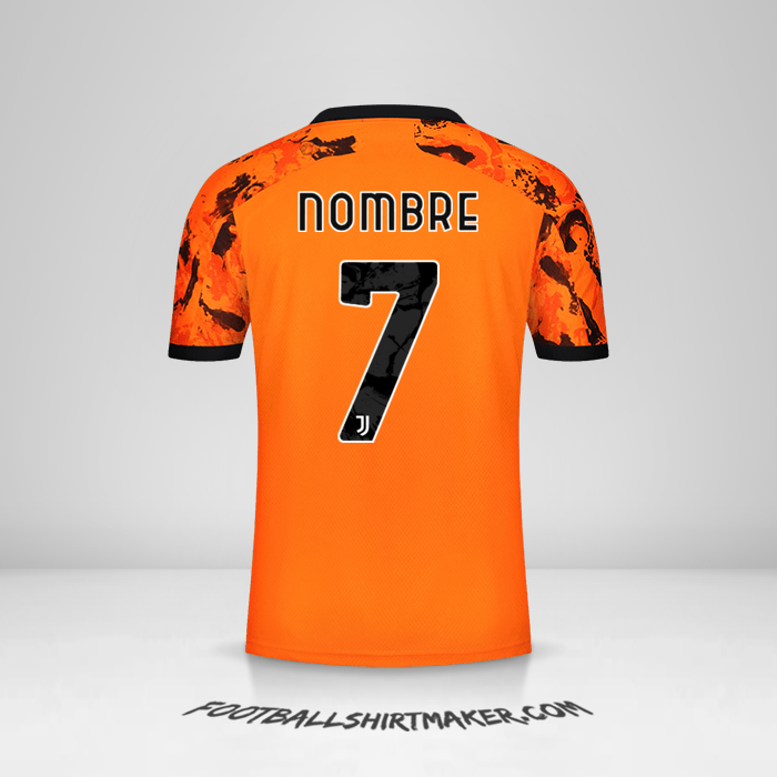 Camiseta Juventus FC Cup 2020/21 Tercera -  nombre - 7