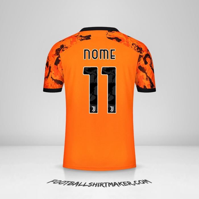 Maglia Juventus FC Cup 2020/21 Terza -  nome - 11